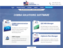 Tablet Screenshot of cobrasolutions.com